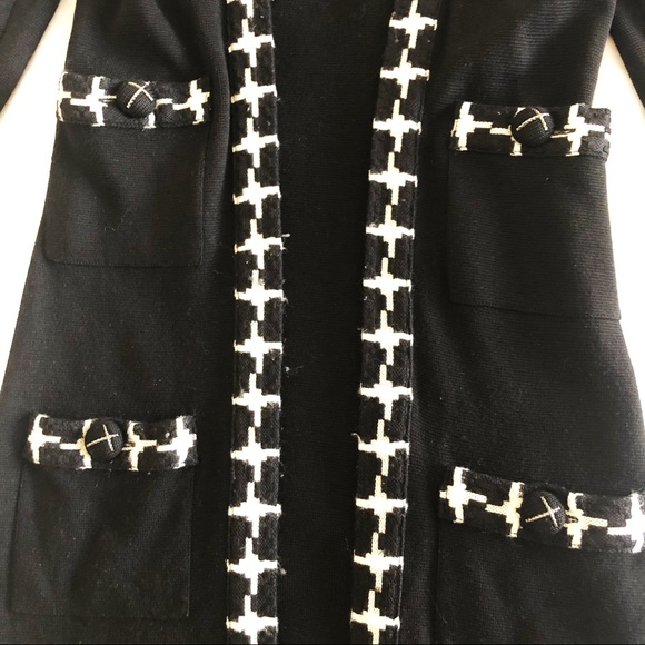 Carlisle Black Button Down Cardigan - Picture 2 of 2